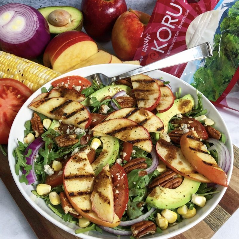 Grilled Apple Salad by All Roads Lead to Healthy - FoodSocial