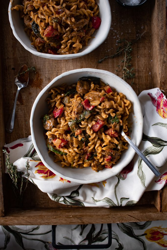 Cajun Chicken and Sausage Pasta by Inspired with a Twist - FoodSocial