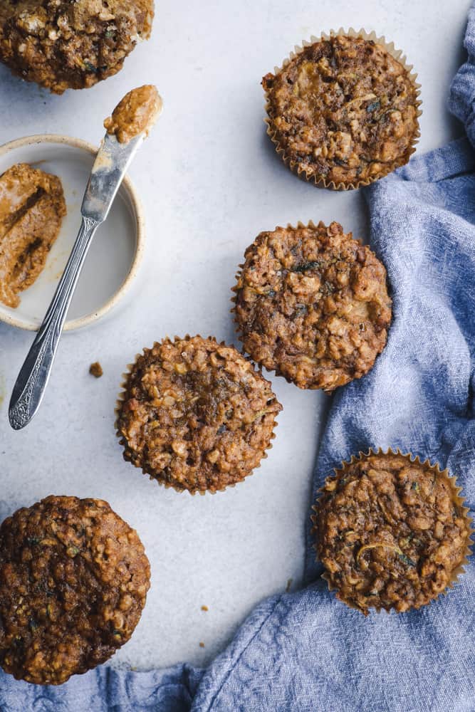 Healthy Zucchini Banana Muffins by Kate Strangfeld - FoodSocial