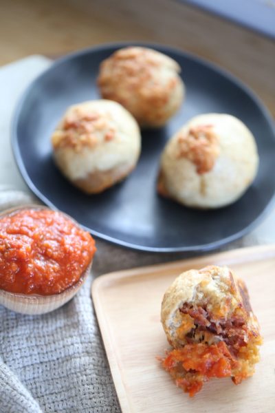 Grain Free Pizza Bagel Bombs