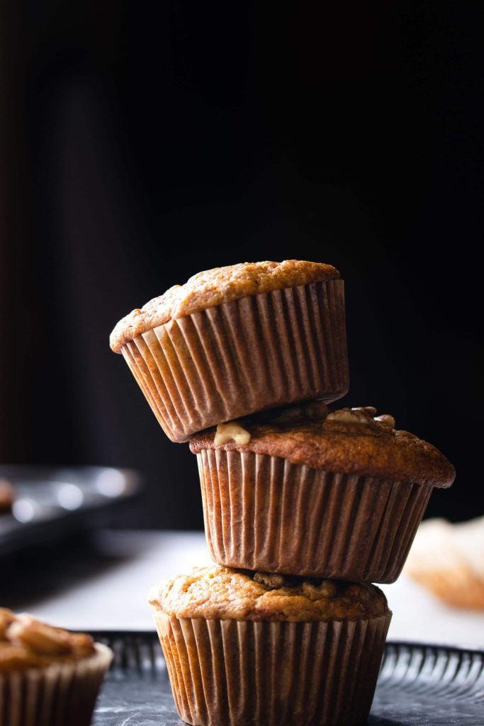 Healthy One Bowl Banana Chocolate Muffins by Kate Strangfeld - FoodSocial