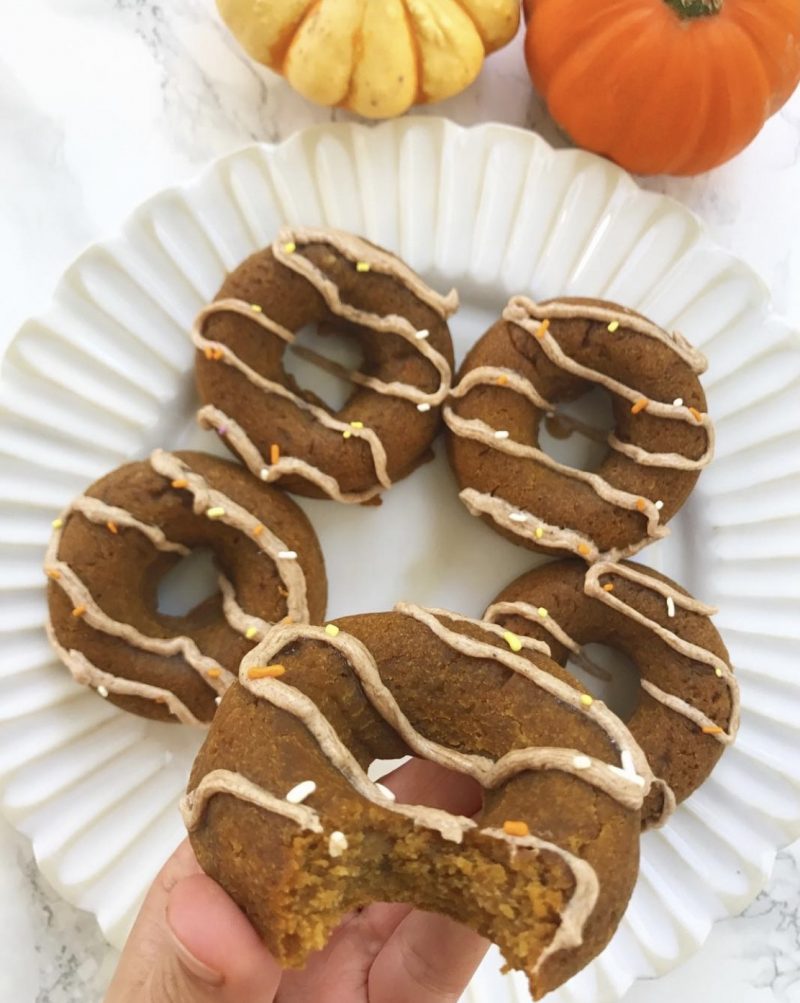 Pumpkin Spice Donuts by All Roads Lead to Healthy - FoodSocial