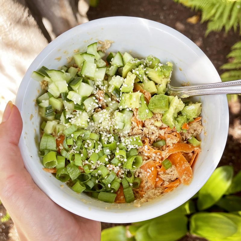 Spicy Tuna Roll in a Bowl by Claire Sorlie - FoodSocial