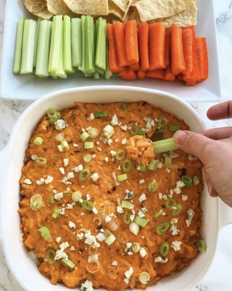 Buffalo Cauliflower Dip by All Roads Lead to Healthy - FoodSocial