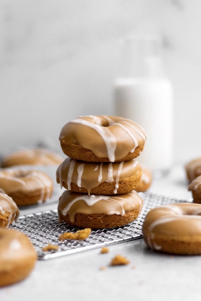 Maple Glazed Pumpkin Donuts by Lee McGuire - FoodSocial