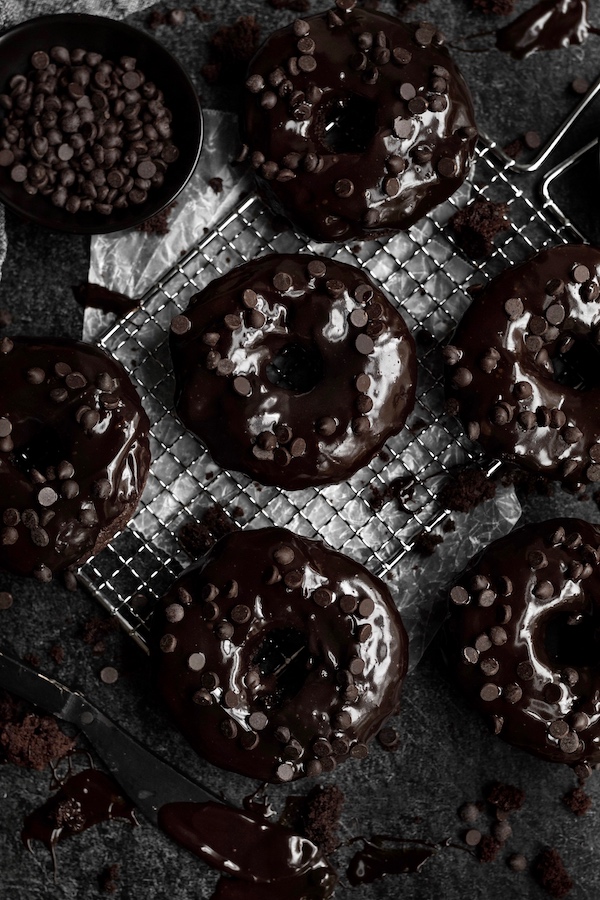 Triple Chocolate Donuts by Lee McGuire - FoodSocial