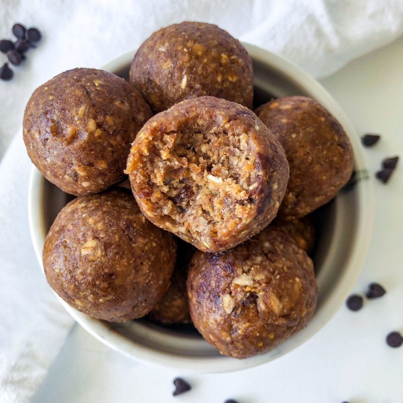 Peanut Butter Cookie Dough Energy Balls by Wakeupandkale - FoodSocial