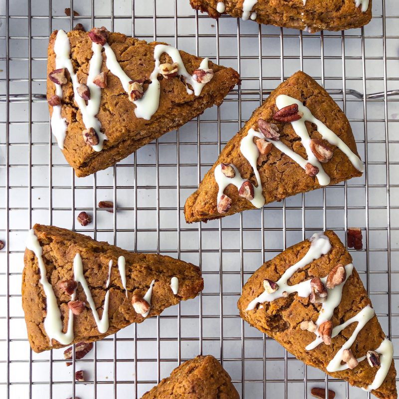 Pumpkin Spice Scones by Wakeupandkale - FoodSocial