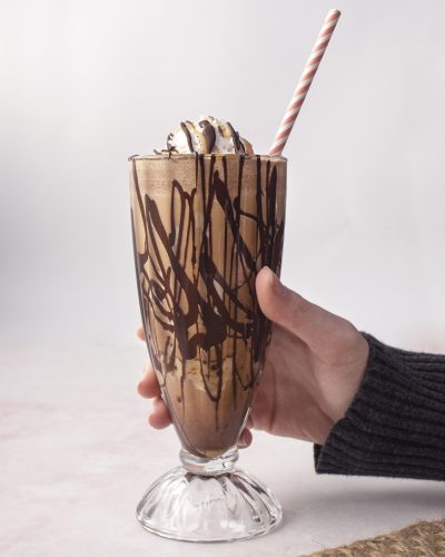 Paleo/Vegan Salted Mocha Caramel Frappuccino (Starbucks Copycat)