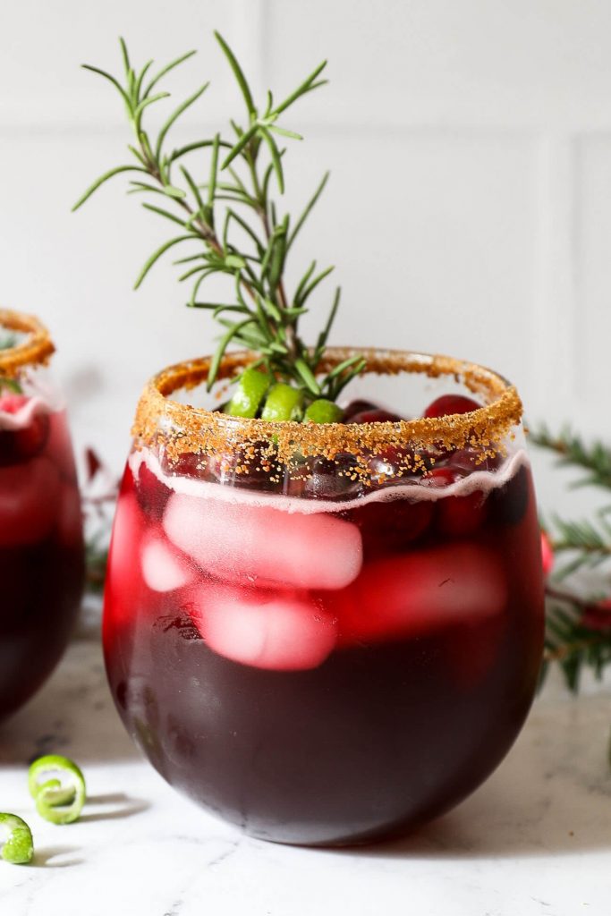 Red Christmas Gin Cocktail by Someone - FoodSocial