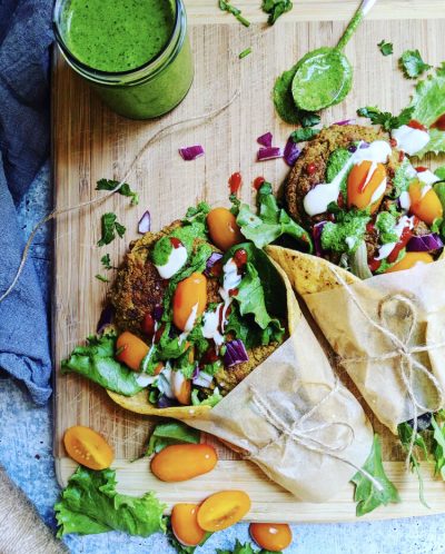 Grain-free Falafel Wraps