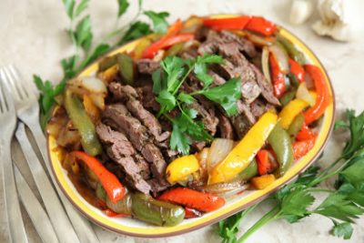 Italian Fajitas with Herbs De Provence