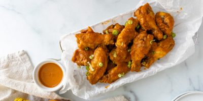 5 Ingredient Mustard BBQ Chicken Wings