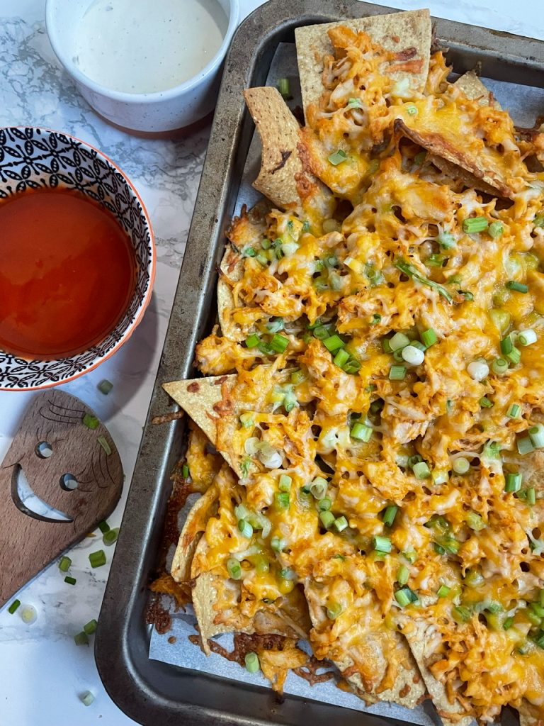 Buffalo Chicken Nachos by Erin Aronowitz - FoodSocial