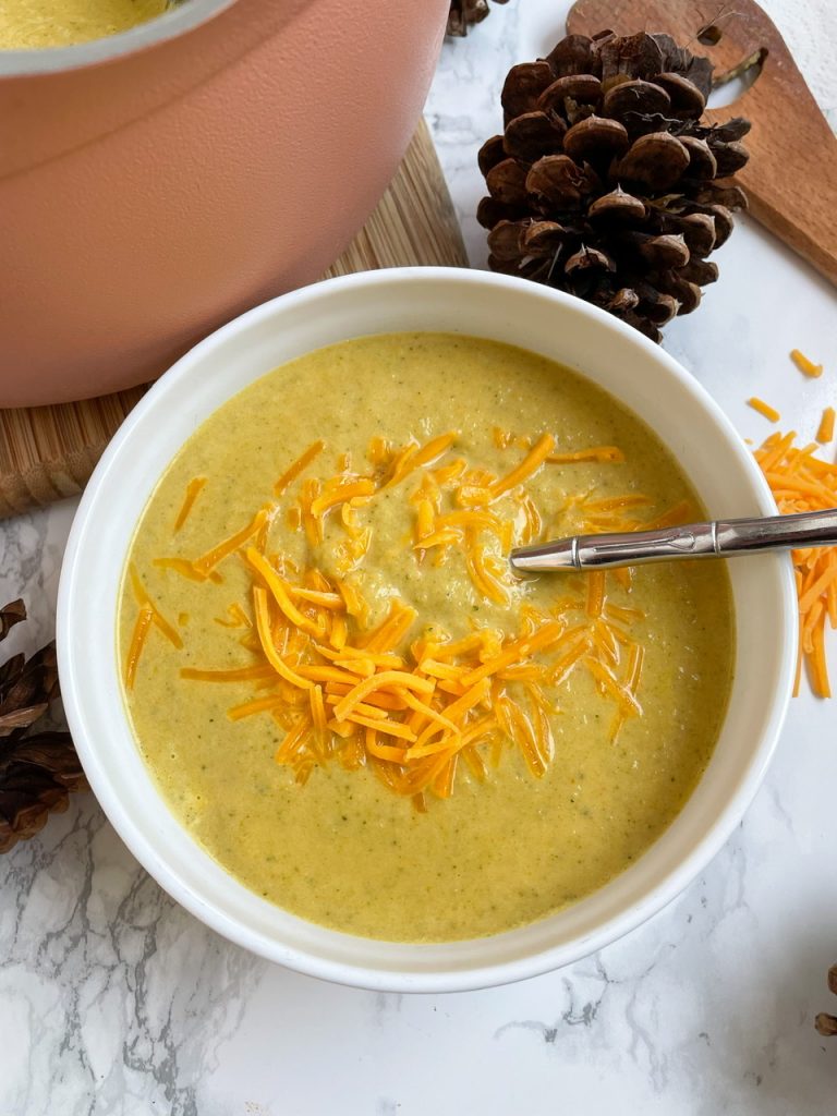 Instant Pot Broccoli Cheddar Soup by Erin Aronowitz - FoodSocial