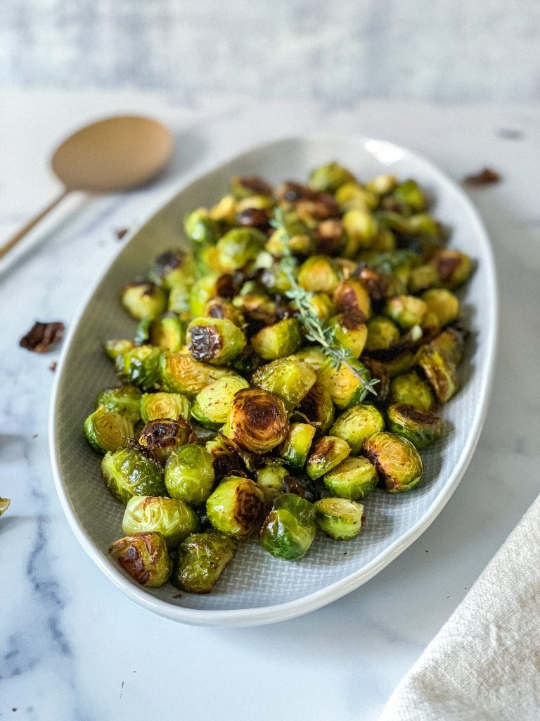 Easy Roasted Adobo Brussel Sprouts by Peaceman FoodSocial