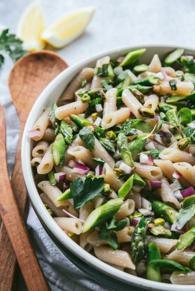 Lemon Asparagus Pasta Salad