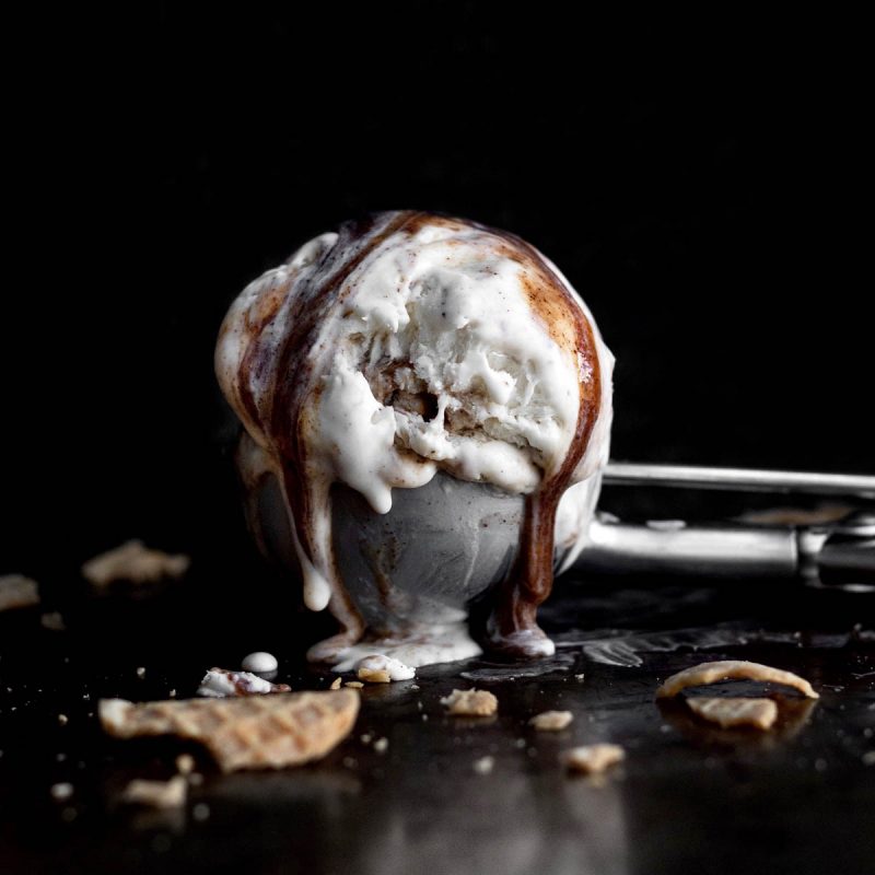 No Churn Cinnamon Swirl Ice Cream by Lee McGuire - FoodSocial