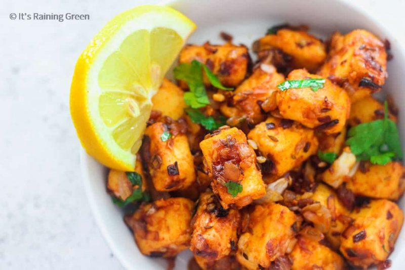 Pan Fried Quick Paneer by itzraininggreen - FoodSocial