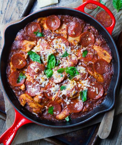 Skillet Pizza Chicken