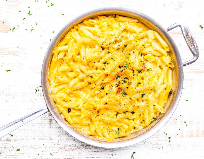 Summer Cheddar Squash & Pasta Casserole (Squashta) by Laura Lea - FoodSocial