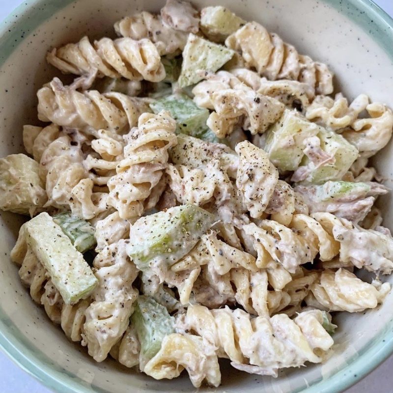 Tuna Apple Pasta Salad by All Roads Lead to Healthy - FoodSocial