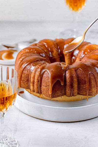 Caramel Rum Bundt Cake