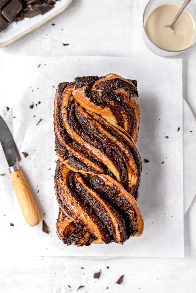 Chocolate Tahini Babka by Sloane's Table FoodSocial