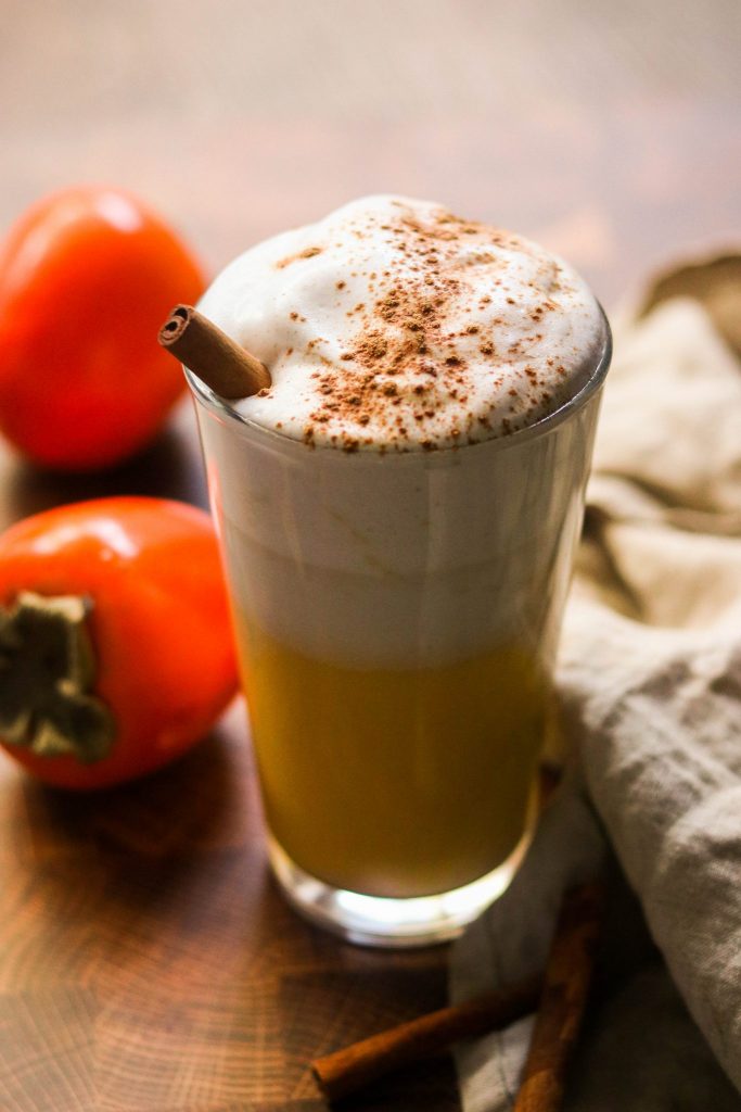 Persimmon Latte (Hongshi Latte) by What Great Grandma Ate - FoodSocial