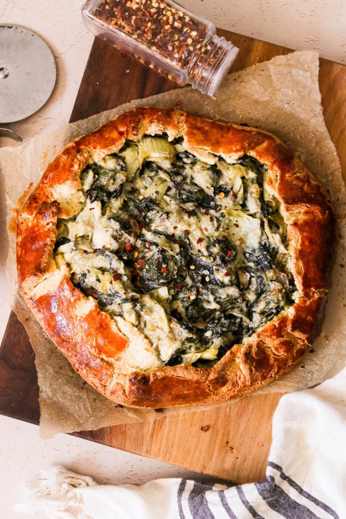 Paleo Spinach and Artichoke Galette by What Great Grandma Ate - FoodSocial