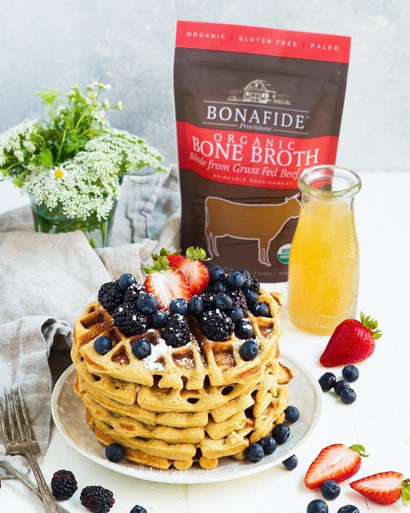 Grain Free Bone Broth Waffles by Bonafide Provisions - FoodSocial