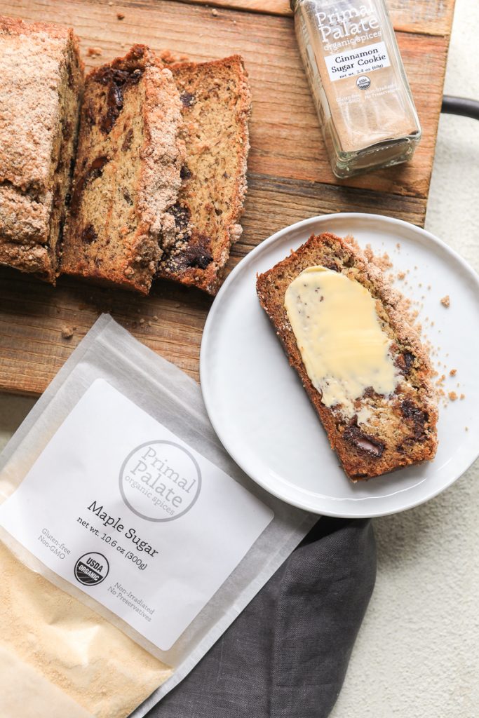Chocolate Chip Banana Bread by Primal Palate - FoodSocial