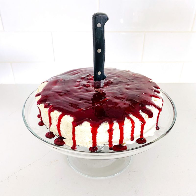 Chocolate Mochi Cake with Cherry Glaze (Paleo, AIP modification) by Beth Blends - FoodSocial