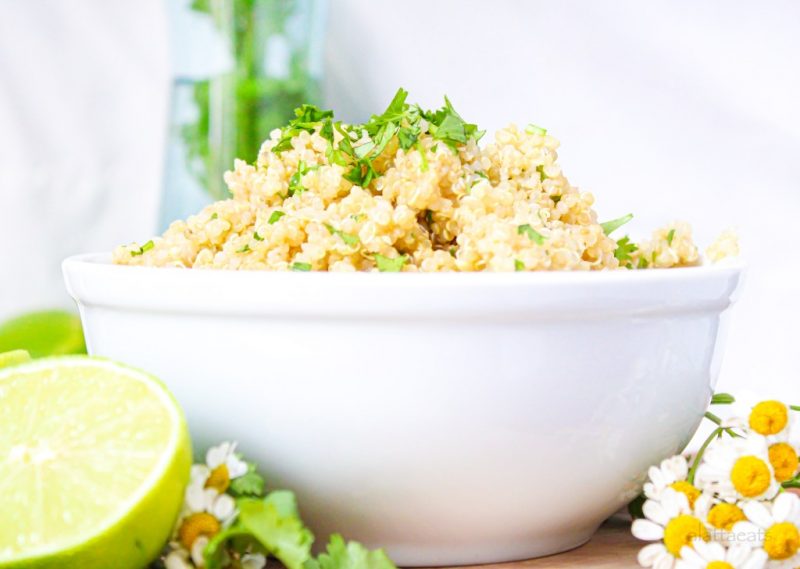 Cilantro Lime Quinoa by Katie | A Latta Eats - FoodSocial