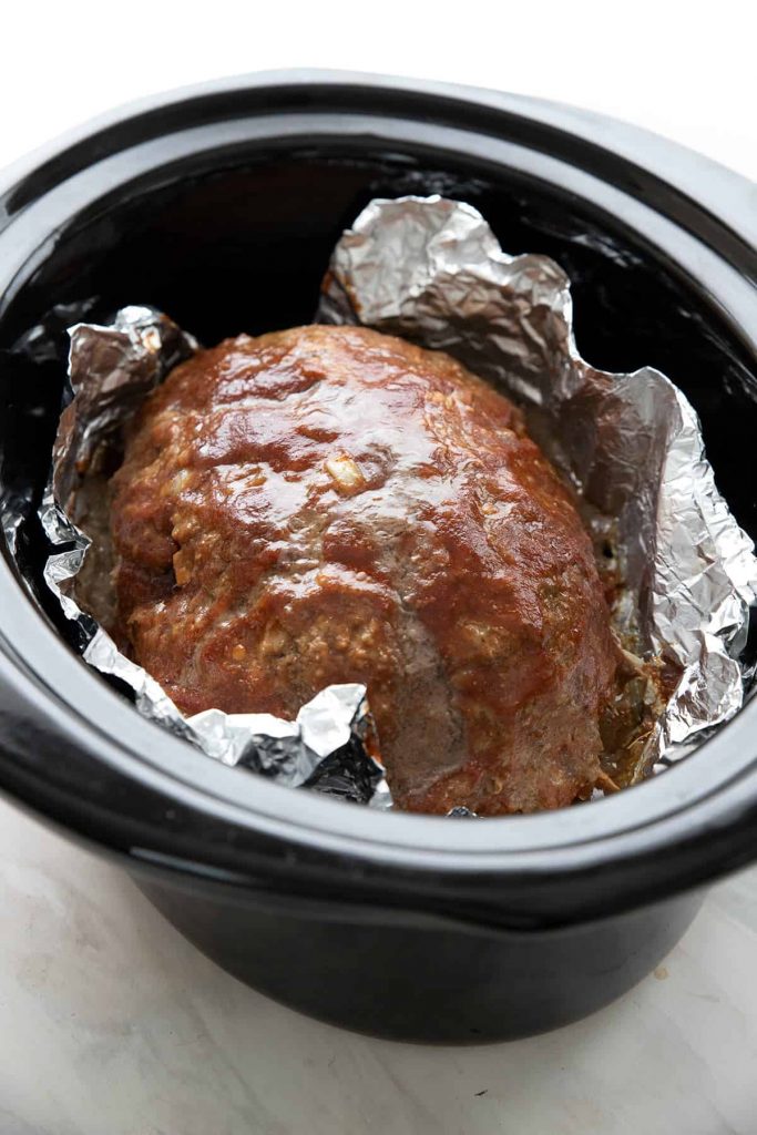 Slow Cooker Keto Meatloaf by Carolyn Ketchum - FoodSocial