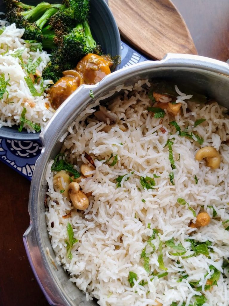 Coconut Milk Rice (Thenga Paal Sadam) by Masala Paleo - FoodSocial
