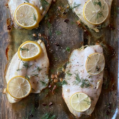 Lemon Garlic Tilapia