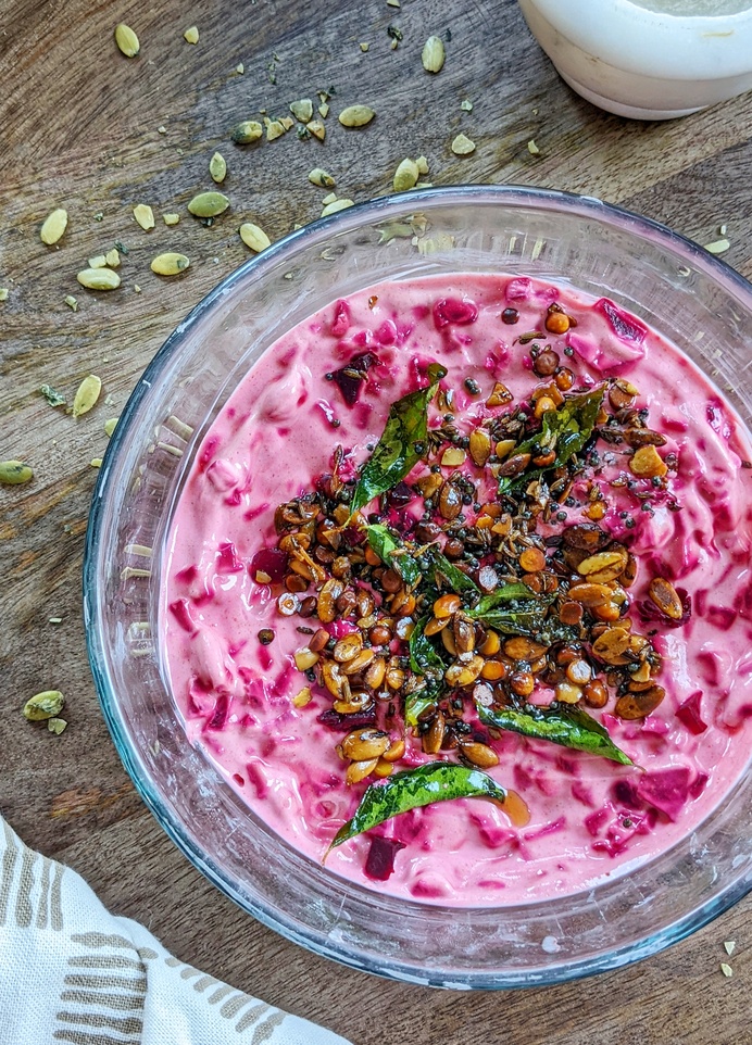 Beetroot Raita (Side/Dip) by Masala Paleo - FoodSocial
