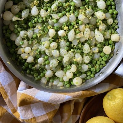 Sautéed Pearls & Peas