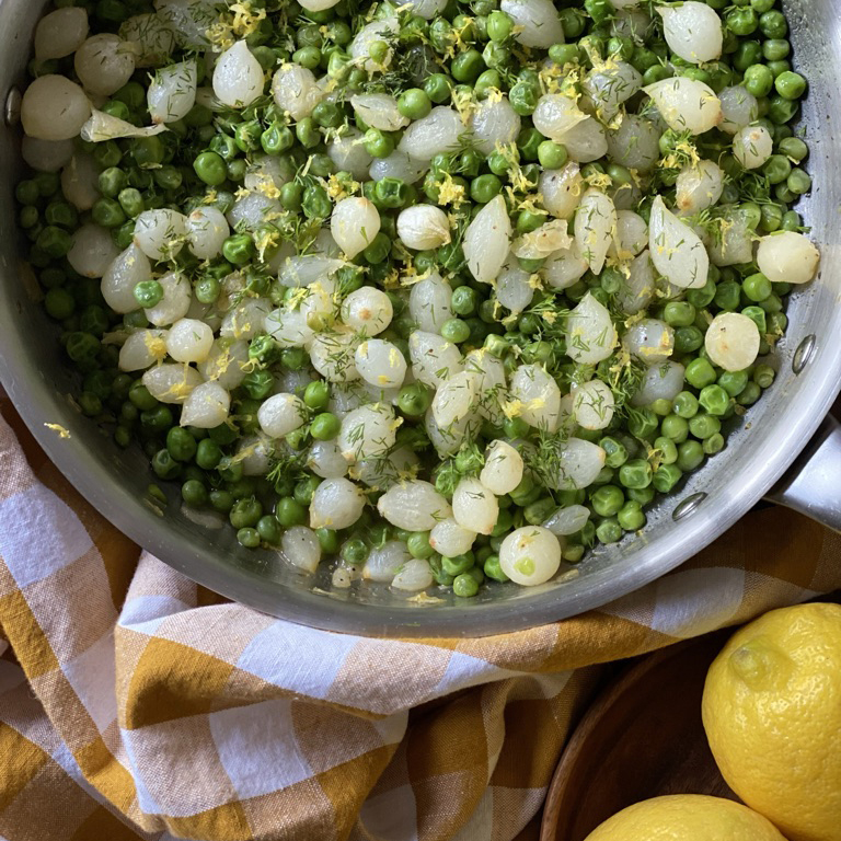 Sautéed Pearls & Peas by Reed Dunn - FoodSocial