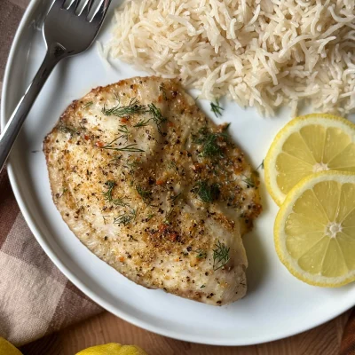 Lemon Garlic Tilapia