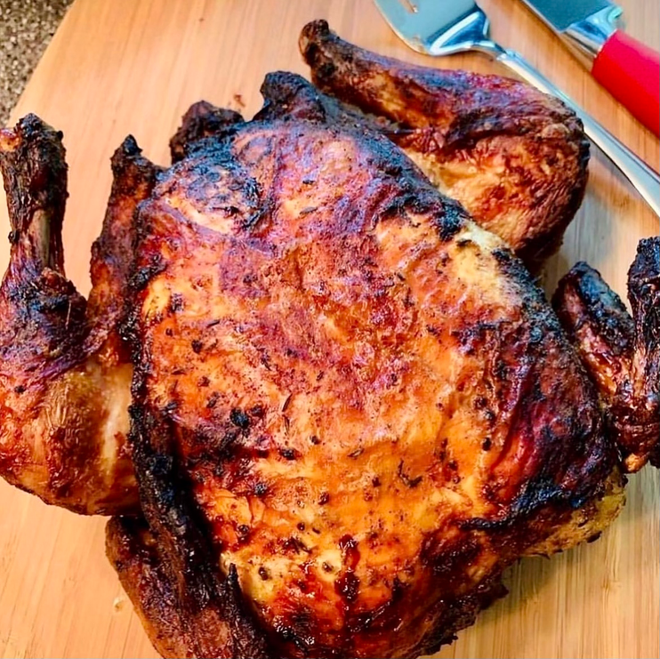 Air Fryer Crispy Whole Chicken by Penny's Primal - FoodSocial