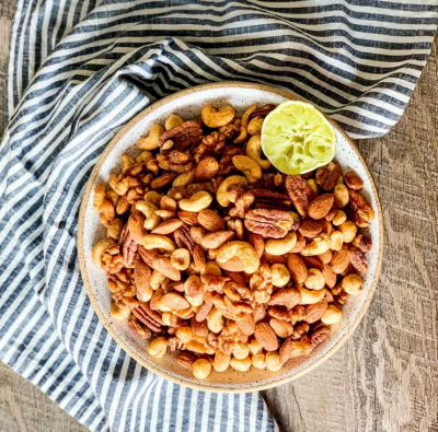 Chili Lime Spiced Nuts