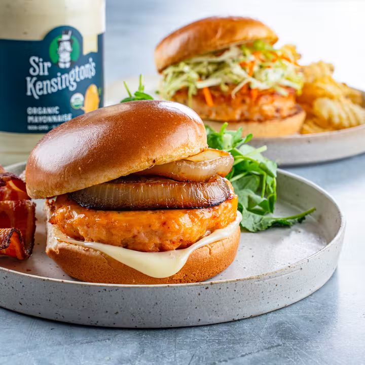 Salmon Burgers and Lemon Dill Sauce by Real Food with Altitude FoodSocial