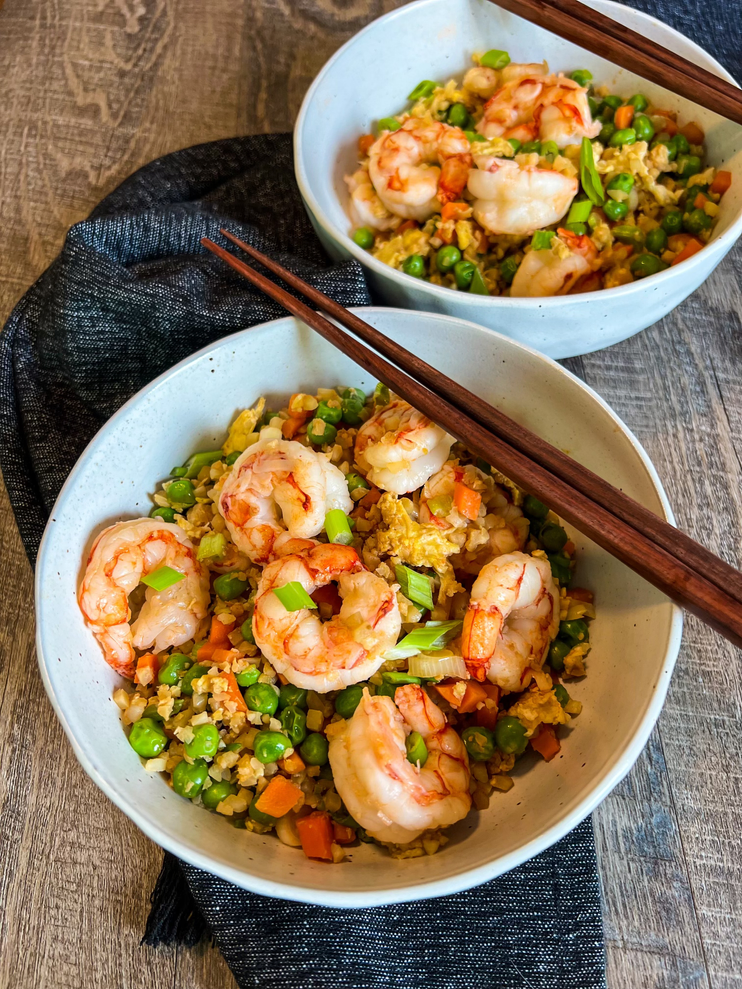 Gluten Free Fried Rice with Shrimp by Penny's Primal - FoodSocial