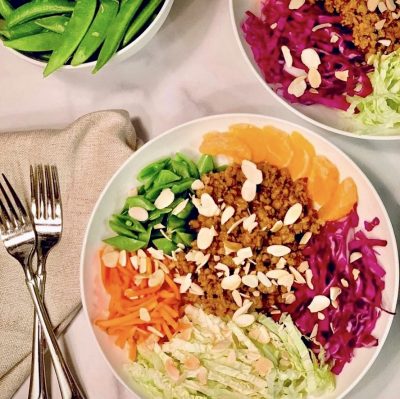 Almond Thai Pork Bowls