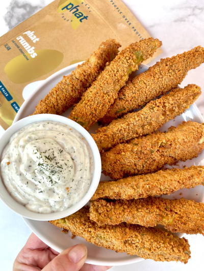 Keto Fried Pickles