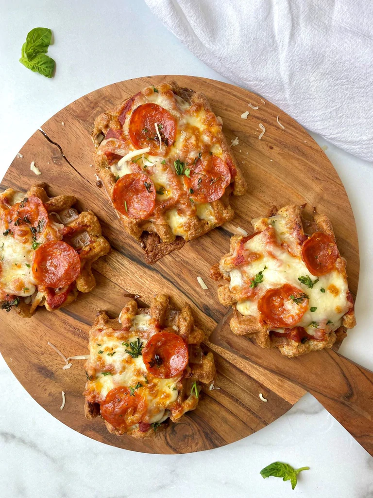 Low Carb Pizza Waffle by Real Phat Foods - FoodSocial