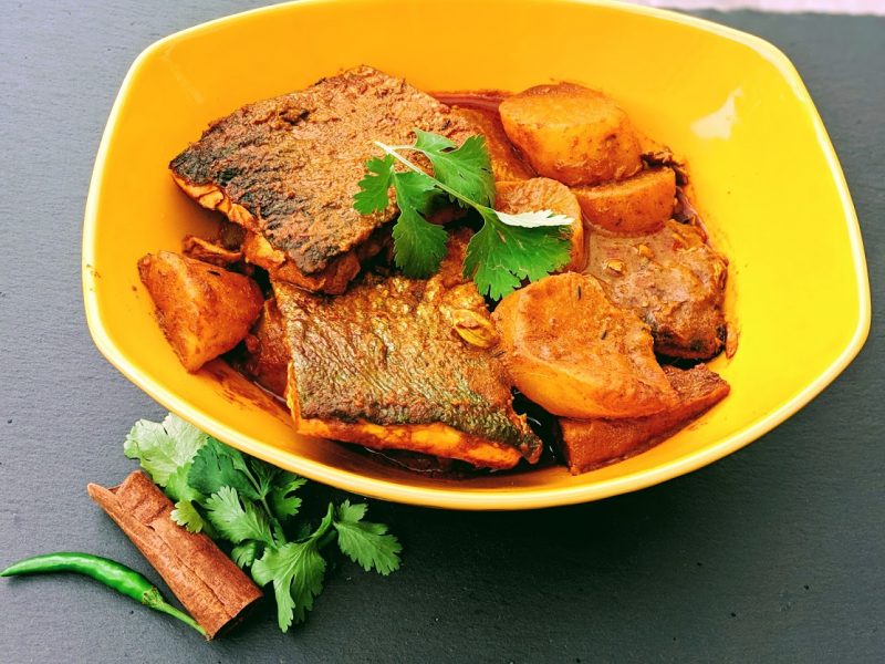 Salmon and Radish Curry (Whole30) by Masala Paleo - FoodSocial