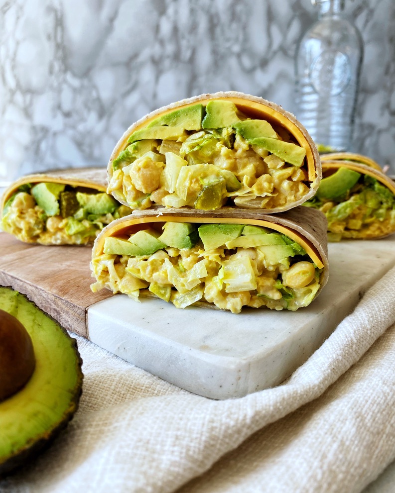 Chickpea “Egg” Salad Wraps by Riri's Recipes - FoodSocial